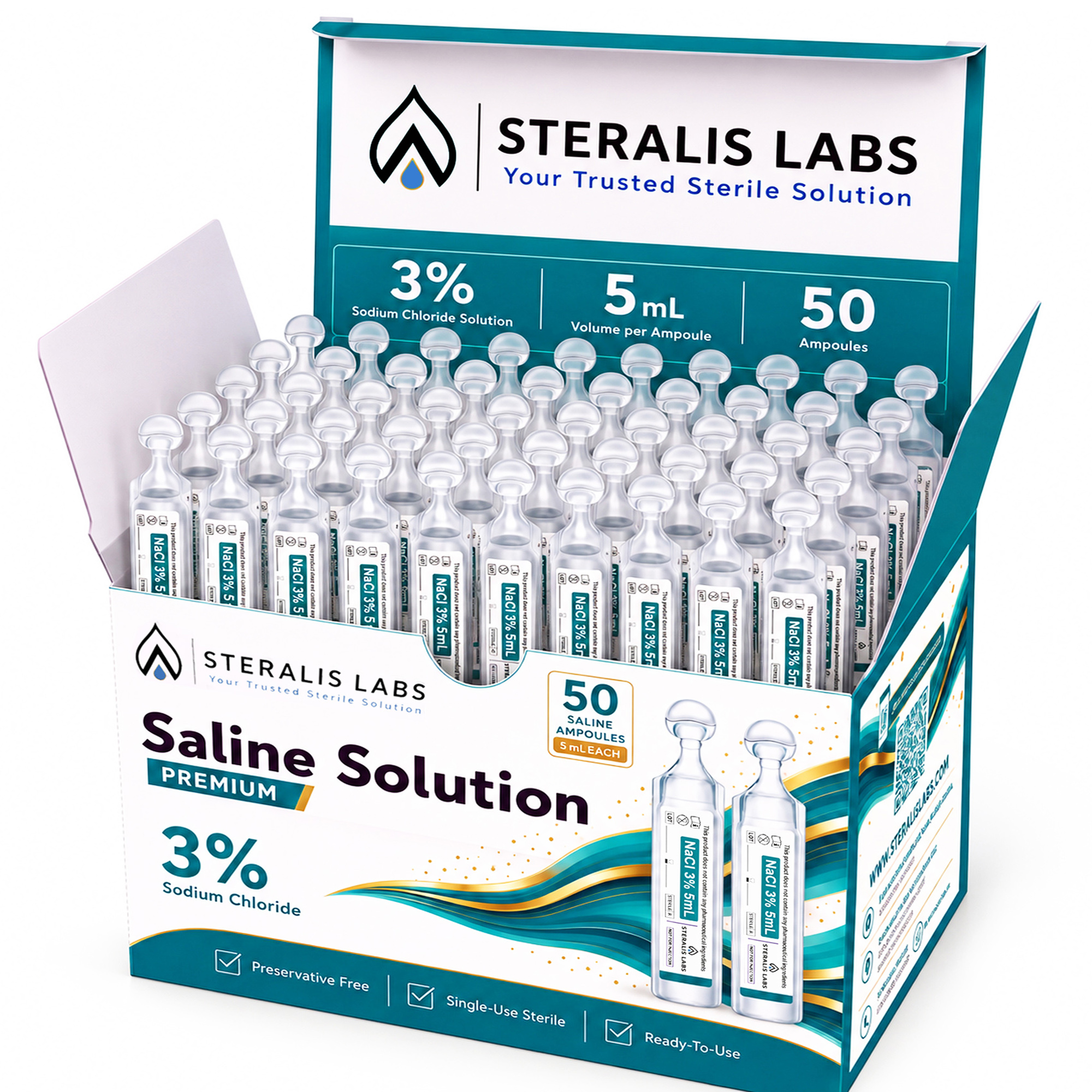 Steralis™ Hypertonic 3% Sodium Chloride