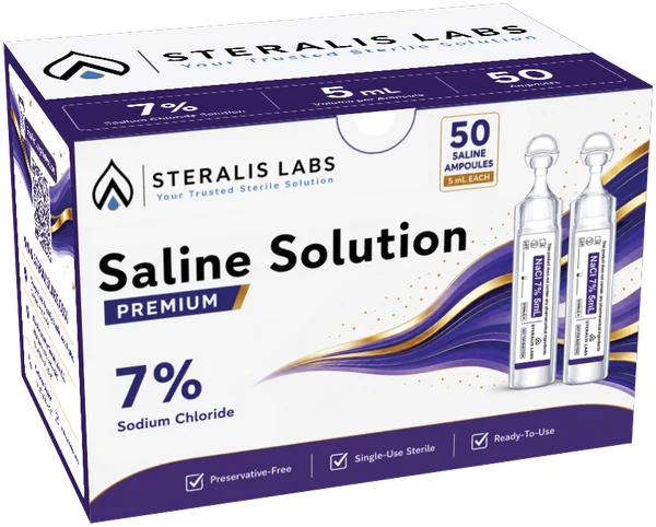 Steralis™ Hypertonic 7% Sodium Chloride box